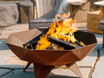 Geniet van warmte en sfeer met de cortenstaal vuurschaal 